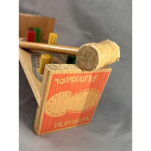 Vintage Playskool Cobblers Bench w/ Mallet - Picture 2 of 6